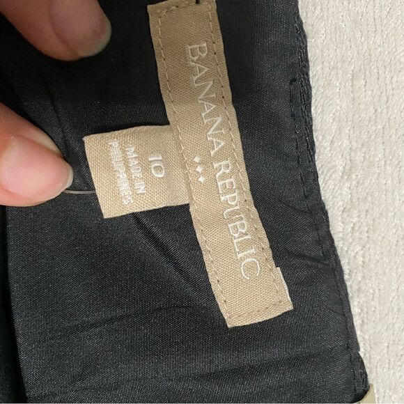 NWT Banana Republic Circular Jacquard Black Skirt - Picture 4 of 11